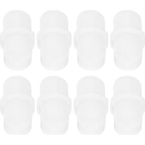 10pcs Barres Agitatrices Magnétiques en Ptfe Blanches pour Laboratoire, Agitation Uniforme, Adaptées aux Expériences Chimiques Réutilisable (1/5)
