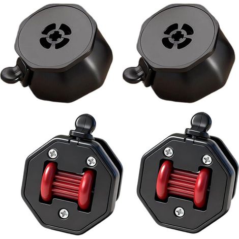 Bardusch-4 roulettes industrielles castors robustes avec freins, remplacement pour bureau, stockage, garage, extérieur (1/5)