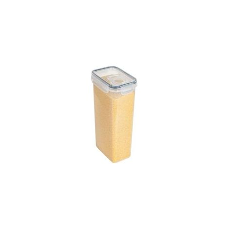 Boîte de Rangement Hermétique Transparente 2800ml, Empilable avec Couvercle, Résistante à l'Humidité et Sous Vide, pour Garde-Manger (1/4)
