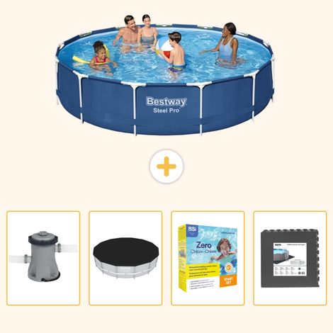 Bestway Bestway Steel Pro Ronde - 396x84 cm - 5-pièces  S259 (1/5)