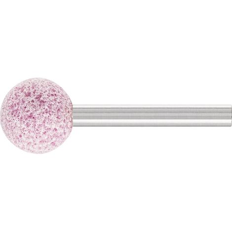 Meule sur tige STEEL EDGE D13xH13mm 53 mm 6 mm corindon supérieur AR 46 Bille