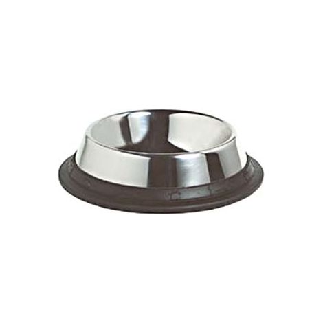 CIOTOLE IN ACCIAIO INOX PER CANI  cm.19x4,5h. capienza lt.0,50