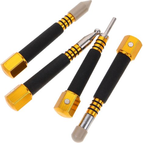 Kit 4pcs Outils de Débosselage Voiture sans Peinture en Fer, Stylo Multifonction pour Réparation Bosses Diy, Outil de Réparation Carrosserie Pratique (1/5)