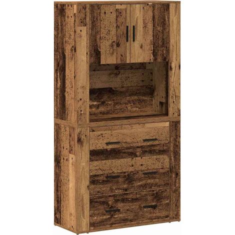 Maison Exclusive - Credenza Legno vecchio 80 x 33 x 150 cm Legno multistrato