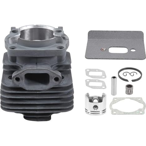 Kit Piston 44mm 52CC Métal pour Débroussailleuse Cylindre Anneau Goupille Réparation Moteur Thermique (1/5)