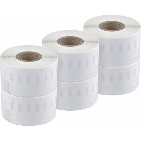 6 rouleaux 99012 36 x 89 mm Étiquettes d'adresse compatibles pour imprimantes d'étiquettes Dymo LabelWriter 450 Turbo/Twin Turbo/Duo & Seiko SLP (1/4)