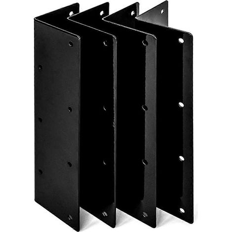 Ensemble de 4 supports d'angle pour potager surélevé avec vis à bois pour potager de 50 à 60 cm de profondeur. (1/5)