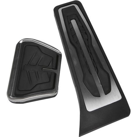 Ensemble de couvre-pédales d'accélérateur et de frein pour BMW X3 X4 X5 X6 séries 2, 3, 4, 5, 6 et 7, G20, F30, G11, G01, G02, G05, F15, F16, F22 et F25 (1/5)