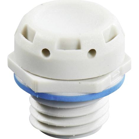 Wiska 10103263 EVPS 12 HF Tappo a vite antiurto M12 Plastica Grigio (RAL 7035) 10 pz. (1/2)
