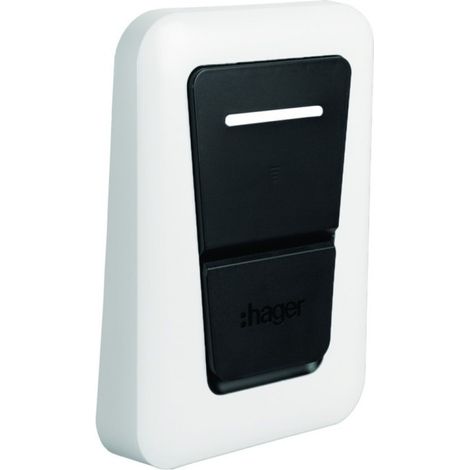 Couvercle de finition witty one blanc traffic pour borne witty XVR1xx - HAGER XVS130