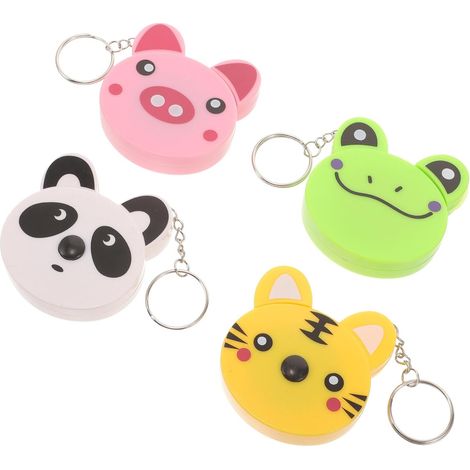 4 mini mètres ruban, ABS, rétractable, pour poche et atelier (1/5)