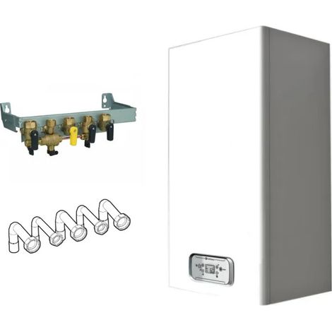 Chaudière complète INOA NOX 24 VMC Gaz Naturel (gaz de ville), avec applique et douilles (1/4)