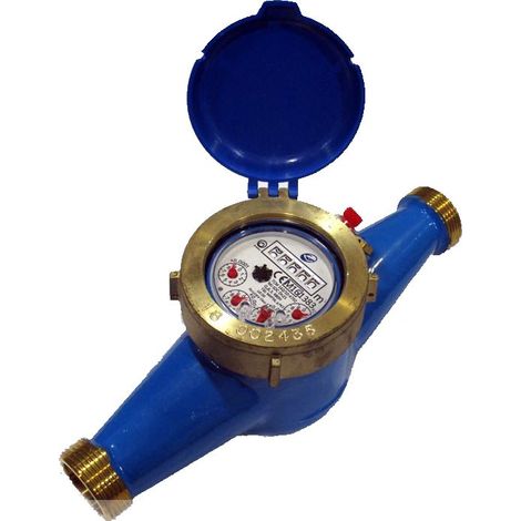 Contador de Agua Fría GECONTA MJ-SDC DN-25  Chorro Múltiple  Esfera Seca  Conexión 1"  Oferta exclusiva