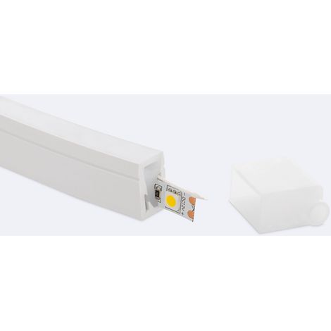 Tubo in Silicone LED Flex da Incasso per Strisce LED fino a 10 mm EL1220  2m