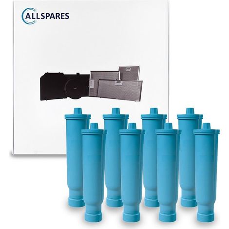 Filtro de agua AllSpares (8 uds.) compatible con cafeteras JURA IMPRESSA/Ena  Filtro de repuesto para JURA Blue (1/3)