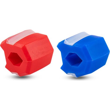 Entraîneur musculaire de la mâchoire en silicone, lot de 2 (1/4)