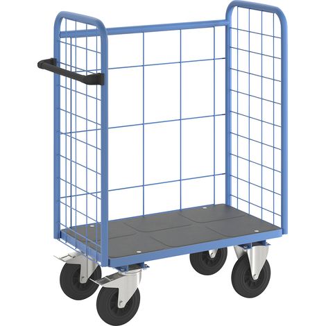 eurokraft pro, Chariot à tablettes, avec panneaux grillagés sur