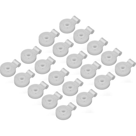 Lot de 20 pinces rondes pour filets d'ombrage, accessoires pour serres et tentes. (1/5)