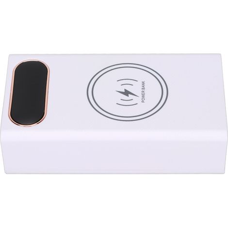 Kit de charge rapide DIY 12x18650 - 22,5W filaire et 15W sans fil - Batterie externe haute capacité - Version blanche (1/5)
