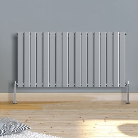 Warmehaus Horizontal Radiator Flat Panel Single Chrome 600x1158mm (1/5)