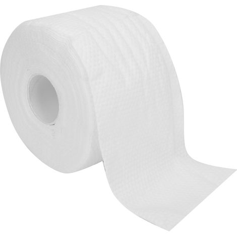 Lot de 10 serviettes visage coton pur, nettoyant démaquillant double usage, lingettes jetables pour maison & voyage, douces et absorbantes (1/5)