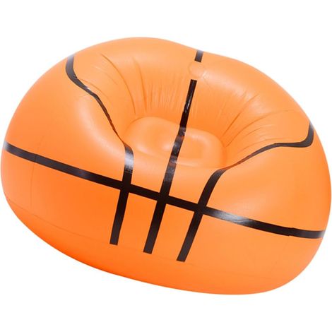 Aufblasbares Faltsofa im Basketball-Stil, tragbarer aufblasbarer Sitz für Reisen und Freizeit