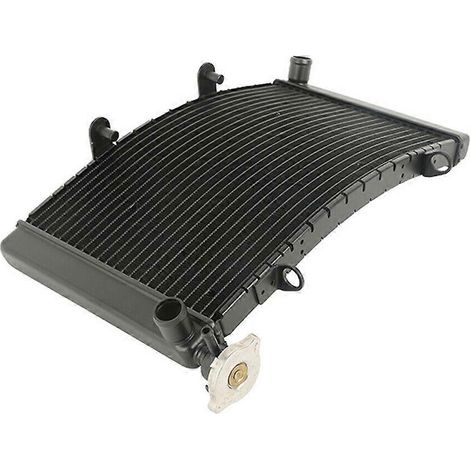 Radiateur de rechange en aluminium noir pour moto, compatible avec Benelli Trek 899 (1/5)