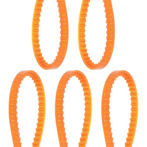 Lot de 5 courroies d'entraînement de rabot électrique Orange 1900B de 9,6 mm (1/4)