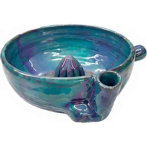 Bassine à fruits avec trous d'égouttage idéale pour laver les fruits sur le plan de travail de la cuisine - Bleu clair (1/5)