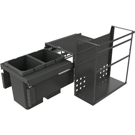 Naber Abfallsammler Cox® Base Q 360 S/400-2, für Frontauszug, zur Kombination mit Quooker Wasserreservoir