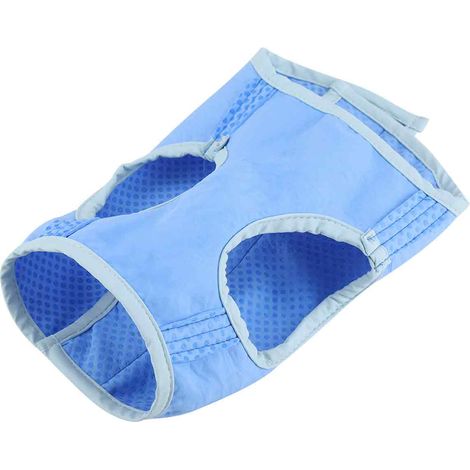 1 Gilet chien chat, tissu respirant, absorption sueur, refroidissement évaporation, été petit animal (1/5)