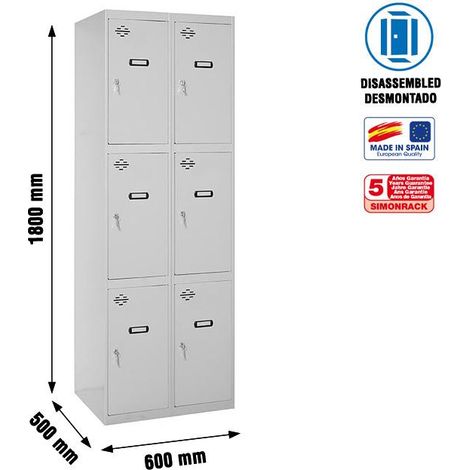 simonrack Grauer, robuster Lagerraum-Schrank