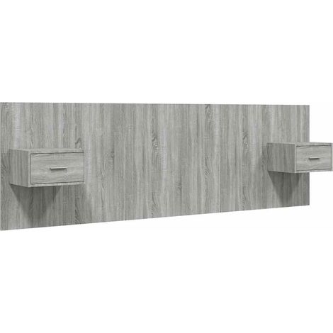 Maison Exclusive - Cabecero de cama y mesitas madera contrachapad (1/5)