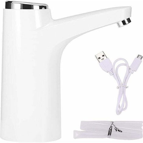 Distributeur Deau. Pompe à Eau Potable électrique. Pompe à Bouteille Deau électrique. Distributeur Deau électrique Automatique. Pompe De Distributeur Deau Rechargeable sans Fil USB (1/4)