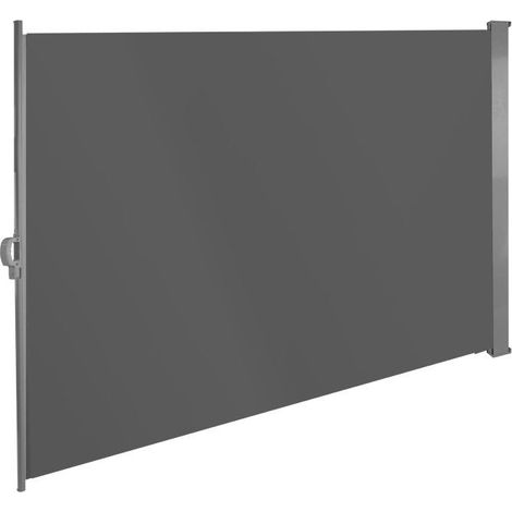 Store latéral 160 x 300 cm - Anthracite / Brise-vue rétractable