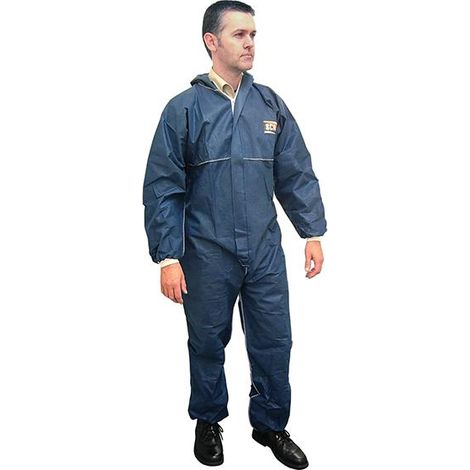 Scan Disposable Overall Coverall Triple Stitched Double Zipped Medium SCAWWDOM (1/3)