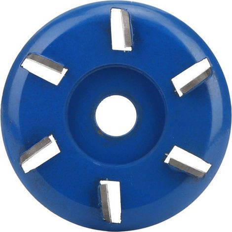 Lame De Sculpture Bois - Meuleuse D'Angle 90 Mm - 6 Dents - Acier Tungstène - Pour Sculpture Racines Et Menuiserie - 1 Pièce (1/5)