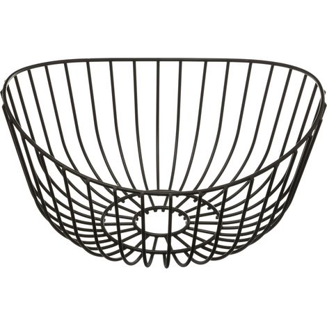 Papelera de acero 27cm negro - 5five (1/3)