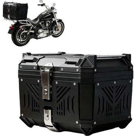 Case de Moto étanche 45 l avec Serrure de sécurité, 40 x 33 x 33 cm (1/5)