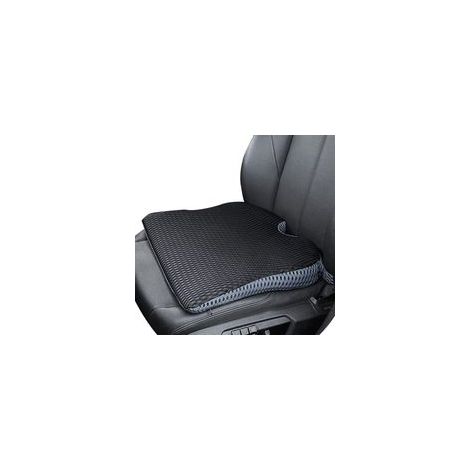 Tapis de siège triangulaire pour voiture, camion, fauteuil de bureau ou fauteuil roulant – Coussin ergonomique en mousse à mémoire de forme pour soulager les douleurs sciatiques et coccygiennes – Noir (1/5)