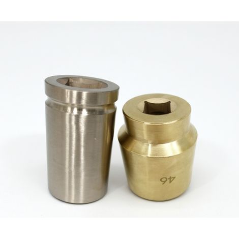 Bussola antiscintilla 36 mm 1 pollice quadro pneumatica bronzo all'alluminio