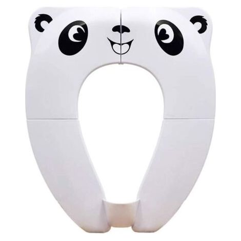 Réducteur de toilettes portable blanc pliable pour bébé, idéal pour les voyages (1/5)