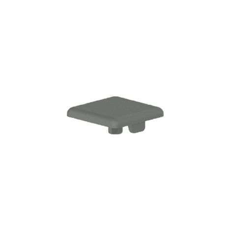 Bouchon standard carré profilé Aluneed TI 40X80 Gris RAL7042 091009S14