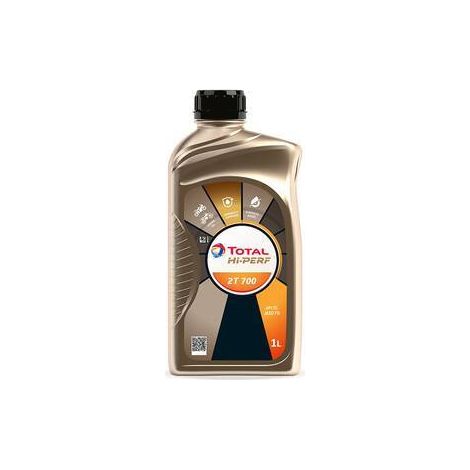 OLIO LUBRIFICANTE TOTAL HI-PERF 2T 700 1 L - 12 pezzi