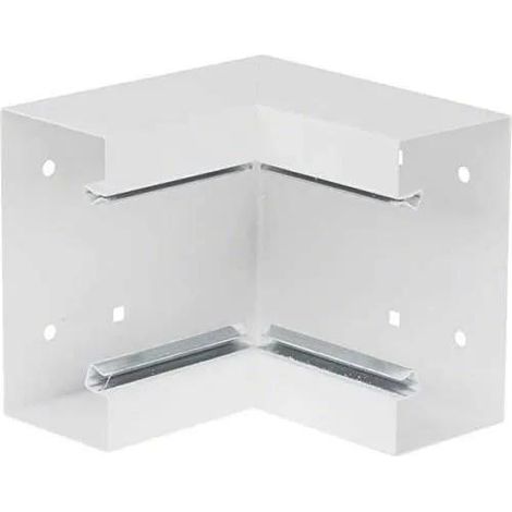 Hager Perfil base BRS651304 blanco tráfico acero galvanizado