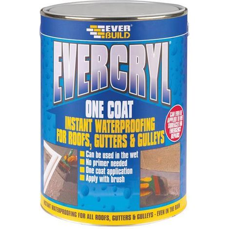 Everbuild EVERCRYL One Coat White 5kg