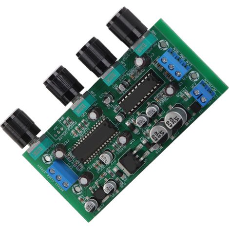 Carte préampli réglage volume tonalité grave aigu équilibré module ampli pour cinéma maison CCL (1/5)