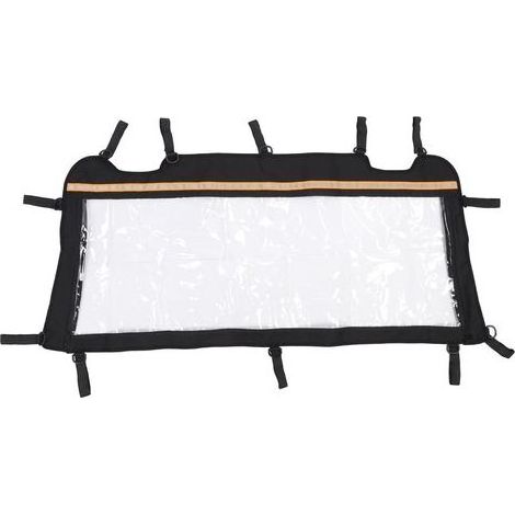 Ortviai Pare-brise arrière souple en PVC transparent et tissu Oxford étanche – Compatible Polaris RZR XP 4 1000 (2014-2023) (1/5)
