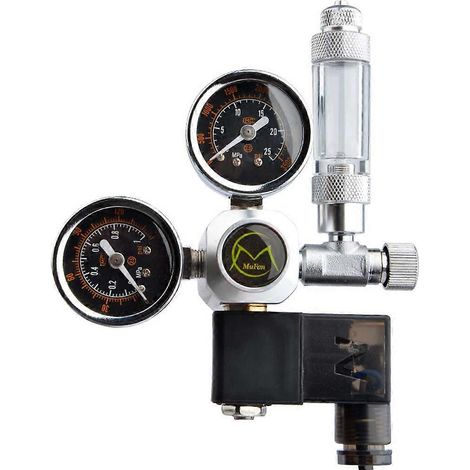 Régulateur de pression CO2 pour aquarium 220 V, manomètre électromagnétique, système de régulation automatique, interrupteur électrique, pression-D- (1/5)