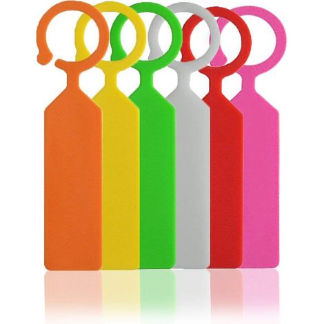600 étiquettes en plastique pour plantes, marqueurs de jardin, étiquettes pour jardiniers (multicolores) (1/4)